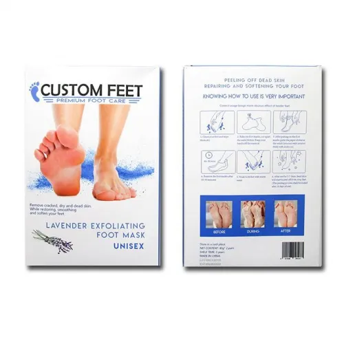 Custom Feet Insoles - C00015LEFM - Lavender Exfoliating Foot Mask