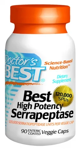 Doctors Best - D231 - High Potency Serrapeptase 120,000