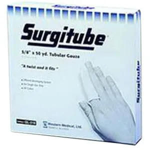 Gentell - GL-205W - Surgitube Tubular Gauze Bandage, Size 2 White, 7/8" X 5 Yds. (Large Fingers And Toes)
