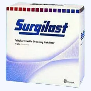 Gentell - Surgilast - GL-502 - Surgilast Tubular Elastic Bandage Retainer 8" Size Size 2, 50 yds., Contain Latex, for Small Hand, Arm, Leg, Foot