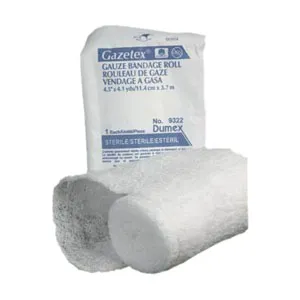 Gentell - 9321 - Gazetex Bandage Roll 2-1/2" x 108", 6 ply, Sterile, Latex-free.