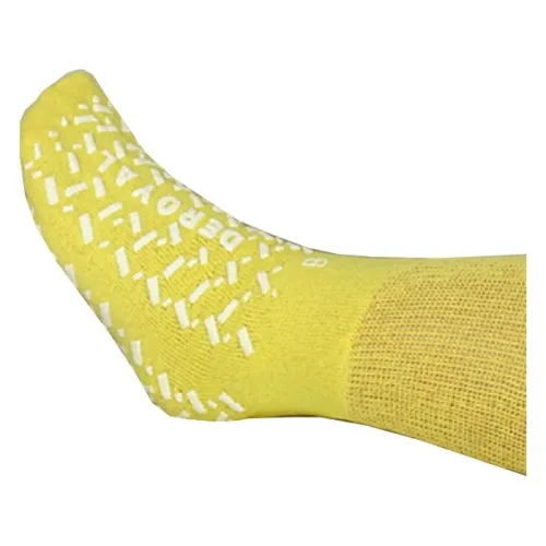 DeRoyal - Deroyal - From: M3044-U To: M3045-U -  Industries Double Sided Slippers, Large/X Large, Yellow