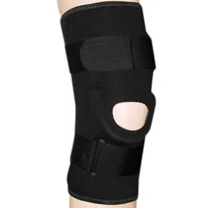 DJO DJOrthopedics  - 201XXL DjoBell-Horn ProStyle Stabilized Knee Brace 2X-Large, 20" - 21" Knee Circumference, Black, Elastic Support with the Therapeutic Properties of Heat