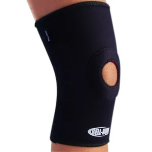 DJO DJOrthopedics - 204L - Djo Bell Horn ProStyle Open Patella Knee Sleeve Large, 15" 17" Knee Circumference, Black, Elastic Support with the Therapeutic Properties of Heat