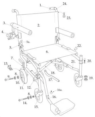 Drive Medical - STDS2AM3-007 - Brake Assembly, Right, M3, 1/ea