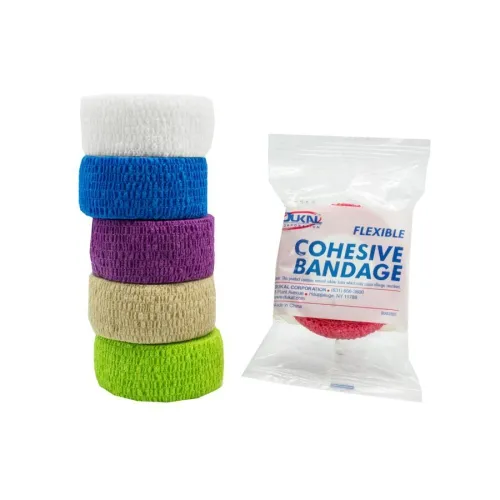 Dukal - 8015AS - Bandage, Cohesive, Non Sterile, Assorted Colors