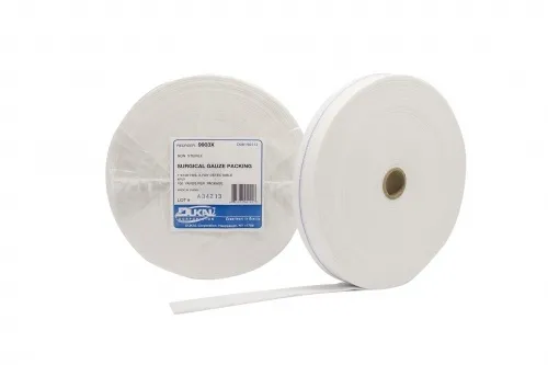Dukal - 9903X - Gauze Packing, Non-Sterile, 28 x 24 Mesh, 4-Ply, X-Ray Detectable