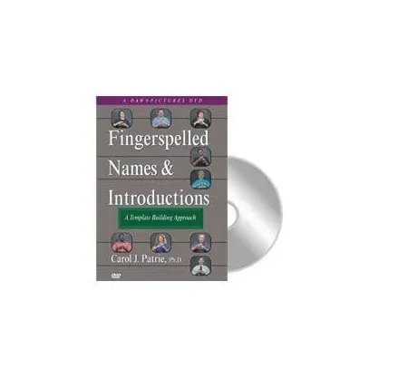 Harris Communication - Dvd340 - Fingerspelled Names & Introductions