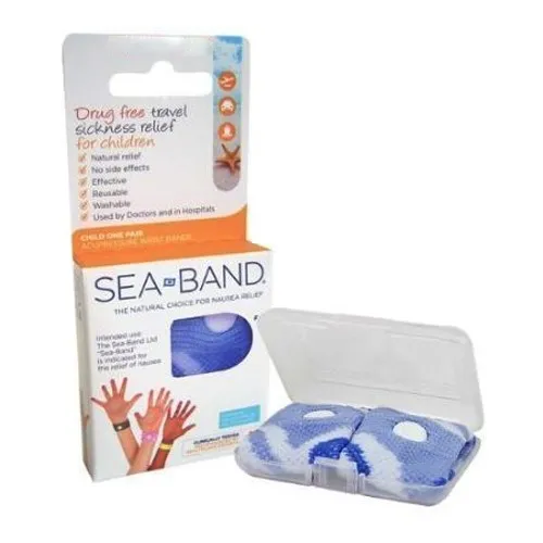 Emerson Healthcare - Sea-Band - From: 8000023C To: 8000025CP - Sea Band Sea Band Wrist Band, Child, Natural Relief, Reusable, No Tray