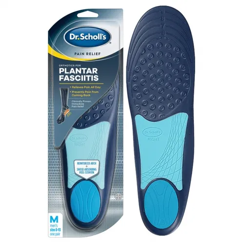 Emerson Healthcare - From: 85273132 To: 85273140 - Dr. Scholl's Pain Relief Orthotics for Plantar Fasciitis for Men, Sizes 8 13, Trim to Fit.