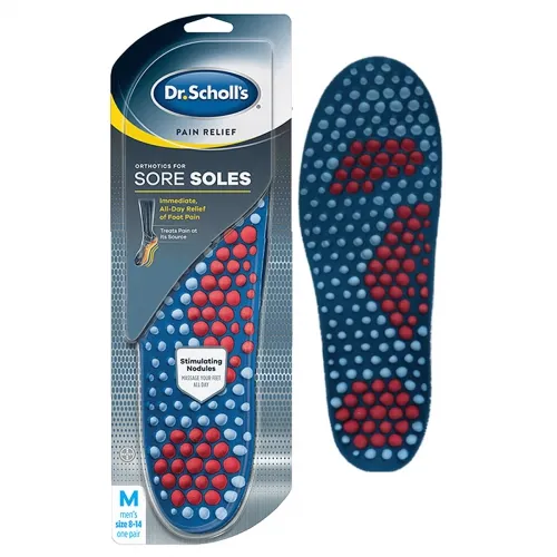 Emerson Healthcare - 85286153 - Dr. Scholl's Pain Relief Orthotics for Sore Soles for Men, Sizes 8 - 14, Trim-to-Fit.