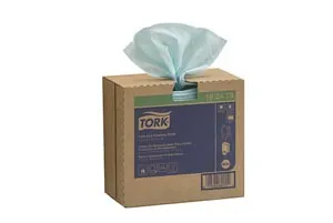 Essity - From: 510104 To: 510137 - Cleaning Cloth, Centerfeed, White, 1 Ply, Embossed, W1/ W2, 416.67ft, 12.6" x 9.8", 500 sht/rl, 1 rl/cs