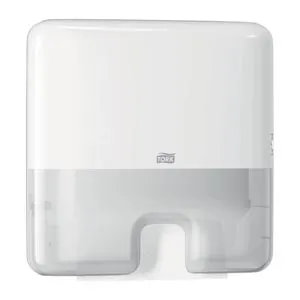 Essity - 552120 - Mini Hand Towel Dispenser, Multifold, Elevation, White, H2, Plastic, 11.5" x 11.9" x 4", 1/cs