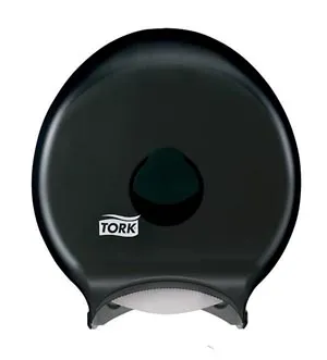 Essity - 67TR - Bath Tissue Roll Dispenser, Jumbo, Single, Universal, Smoke, T21, Plastic, 14.9" x 12.9" x 5.8", 1/cs