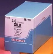 Ethicon - M104T - Suture 4-0 8-18in Silk Tf