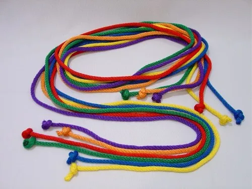 Everrich - From: EVA-0011 To: EVA-0015 - Durable Nylon Jump Ropes set of 6 colors 7' L