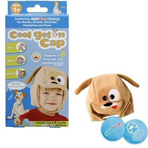 Every Day Select - From: CGC101TOBY To: CGC101TULIP - Cool Gel N Cap Kids Ice and Heat Packs with First Aid Cap, Toby The Puppy.