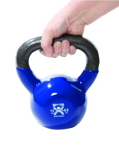 Fabrication Enterprises - From: 103191 To: 103194  Kettlebell Vinyl Coated Weight 5lb