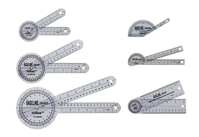 Fabrication Enterprises - 12-1049 - Baseline digital plastic 360 degree 10 inch goniometer