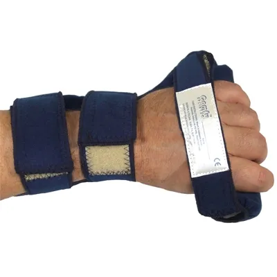 Fabrication Enterprises - Comfy Splints - From: 24-3315 To: 24-3318 - Comfy Progressive Rest Hand with Five Straps, Adult, Left (Finger Seperator Included)