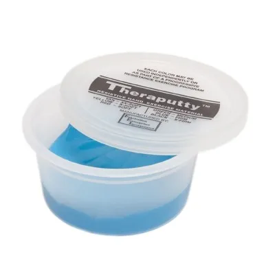 Fabrication Enterprises - 10-2604 - Cando Antimicrobial Theraputty Exercise Material - 2 Oz - Blue - Firm