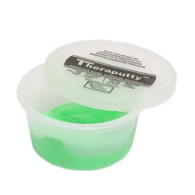 Fabrication Enterprises - 10-2613 - Cando Antimicrobial Theraputty Exercise Material - 3 Oz - Green - Medium