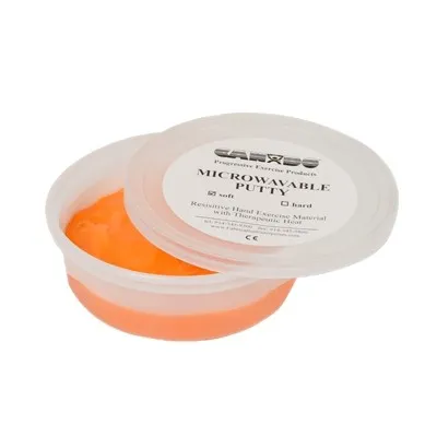 Fabrication Enterprises - 10-2711 - Cando Microwavable Theraputty Exercise Material - 3 Oz - Orange - Soft
