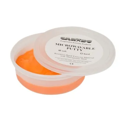 Fabrication Enterprises - 10-2712 - Cando Microwavable Theraputty Exercise Material - 4 Oz - Orange - Soft