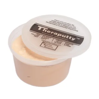 Fabrication Enterprises - TheraPutty - From: 10-2640 To: 10-2770 - Cando Scented Theraputty Exercise Material 1 Lb Vanilla Tan Xx soft