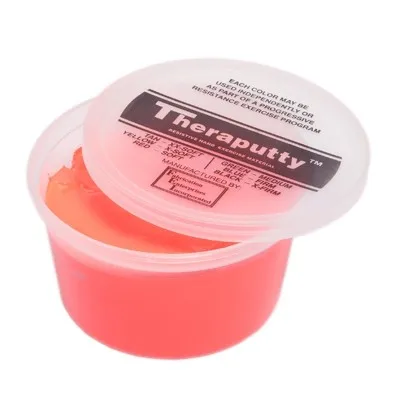 Fabrication Enterprises - Mueller - From: 10-2642 To: 10-2772 - Cando Scented Theraputty Exercise Material 1 Lb Cherry Red Soft