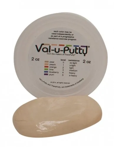 Fabrication Enterprises - Val-u-Putty - From: 10-3900 To: 10-3906 - Val u Putty Exercise Putty Pear (xx soft)