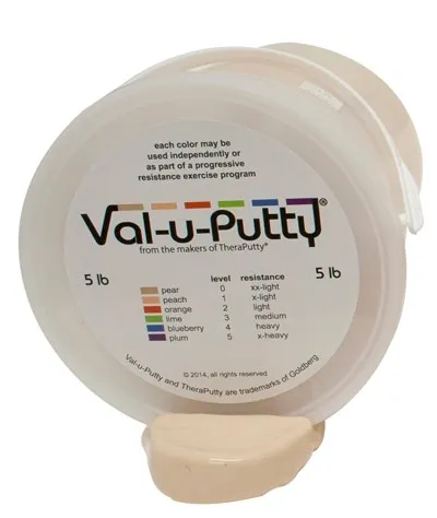 Fabrication Enterprises - 10-3950 - Val-u-Putty Exercise Putty - Pear (xx-soft) - 5 lb