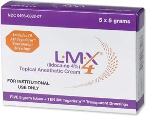 Ferndale - 0882-07 - Anesthetic Cream with Transparent Dressings -5- 5g Tubes -US Only-No Puerto Rico-