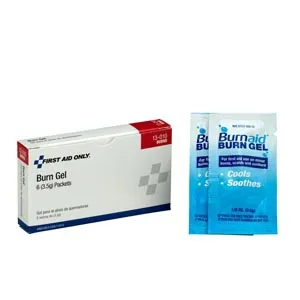 First Aid Only - 13-010 - Burn Gel Packets, 6/bx (DROP SHIP ONLY - $50 Minimum Order)