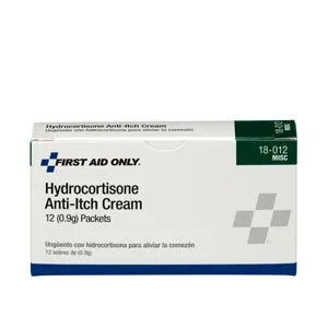 First Aid Only - 18-012-002 - Hydrocortisone Cream, 12/bx (DROP SHIP ONLY - $50 Minimum Order)