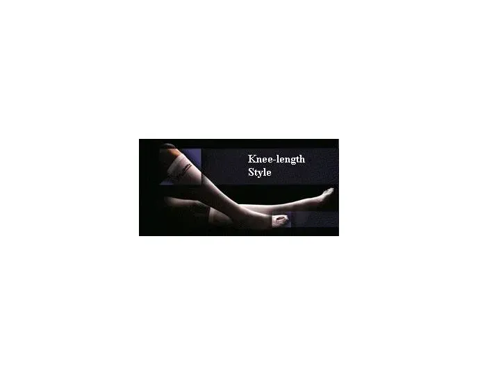 Alba Healthcare - LifeSpan - From: 553-01 To: 553-04 -  Anti embolism Stocking Lifespan Knee High X Large / Regular White Inspection Toe
