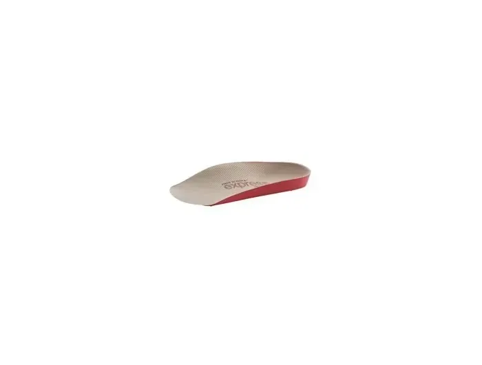 Foot Science International - From: E3Q-RE-L To: E3Q-RE-S - Insoles, 3/4 Length, Red, Small