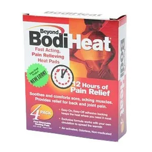 Fsa Store - 49845 - Beyond BodiHeat Pain Relieving Heat Pad, Back, 4 ea