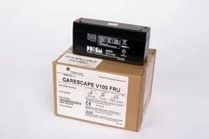 GE Healthcare - From: 2033297-001 To: 2073233-001 - Ge Healthcare Accessories: Battery, Lead Acid, 6V, 3.0 AH, For DINAMAP ProCare & CARESCAPE V100 Only