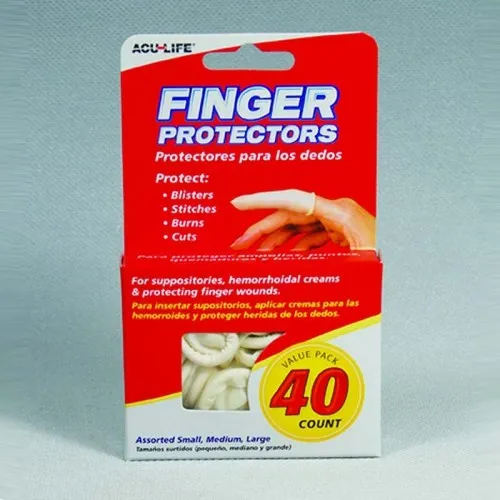 Health Enterprises - 400343 - Acu-Life Finger Cot, Assorted (40 Count)