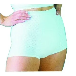 Salk - PHC020 - HealthDri Washable Women's Heavy Bladder Control Panties 20 Size, White, Holds 6Oz, 54" to 56" Waist, Reusable Latex-free