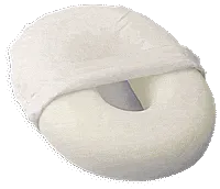 Alex Orthopedic - Softeze - IR7010 - Invalid Ring-foam with White Cover, 16-1/4" x 13", Specially Molded, Comfort And Durability.