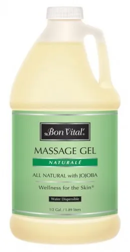 Hygenic - Bon Vital - From: BVNATG1G To: BVNATOHG - Naturale' Massage Gel, 0.5 Gallon Bottle