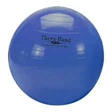 Hygenic - Thera-Band - HYG23575CM - Thera Band Thera Band Exercise Ball, 30", Blue, High Quality, Increases Flexibility and Coordination