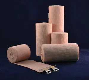 Ambra Le Roy - 72450 - Premium Elastic Bandage, (Stretched) with Double Clip Closure Latex Free (LF)