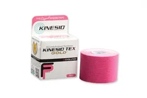 Kinesio Holding Corporation - GKT35024FP - Gold FP Tape, 2" x 5&frac12; yds, Red, 6 rl/bx  (For resale to Medical Professionals only &#150; not for retail sale)  (Products cannot be sold on Amazon.com or any other 3rd party platform) (090308)
