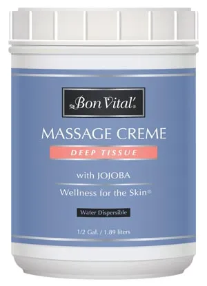Hygenic - Bon Vital - From: BVDTC1G To: BVDTL8Z - Deep Tissue Massage Creme, 0.5 Gallon Jar