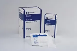 Cardinal - Curity - 3381 - Gauze Sponge Curity 2 X 2 Inch 1 per Pack Sterile 12-Ply Square