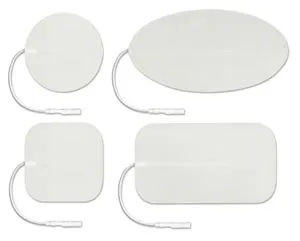 Axelgaard - CFF305 - ValuTrode Foam Electrode, White Foam Top, 3" x 5" Rectangle, 2/pk, 10 pk/bg, 1 bg/cs (090170)