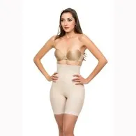Isavela - From: BE10-LG-BE To: BE10-XS-BL - BE10 Closed Buttocks Enhancer Girdle Mid Thigh Large